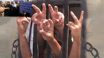 بھوک ہڑتال کرنے والے فلسطینی قیدیوں سے اظہار یکجہتی