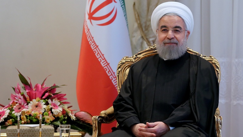 امریکہ میں ایرانی ٹیم کی کامیابی پر صدر روحانی کی مبارکباد
