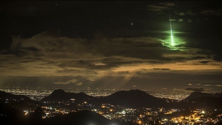 Zeleni meteor na jugu Indije