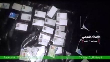 حلب میں دہشتگردوں کے ٹھکانوں سے اہم دستاویزات شامی فوج کے قبضے میں