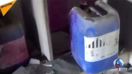 حلب میں دہشت گردوں کا امریکی مواد سے تیارہوا کیمیائی ہتھیاروں کا کارخانہ !