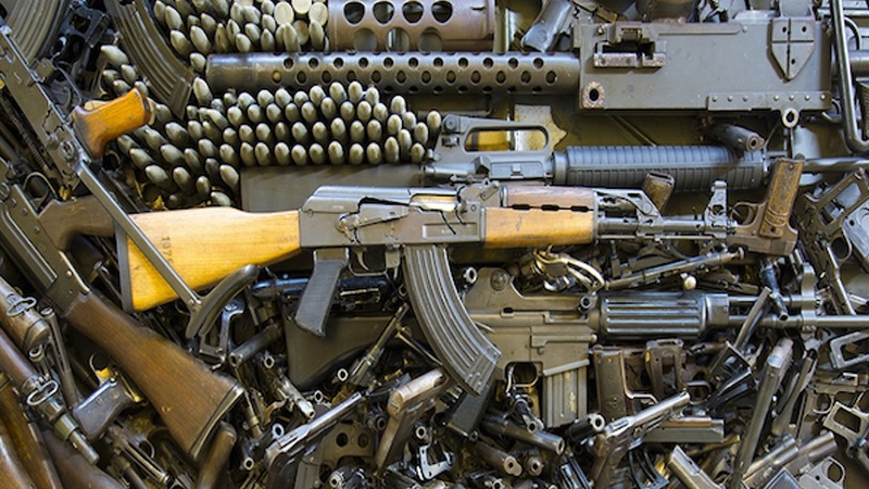 شام کے شہر حماہ کے مضافاتی علاقے میں یورپی ہتھیاروں کا بڑا ذخیرہ برآمد