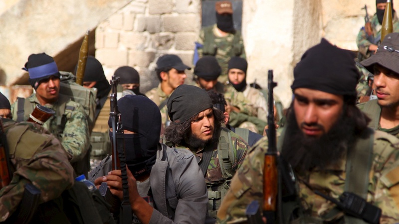 Giranbûna nakokiyên navxweyî yên terorîstan li Sûriyê