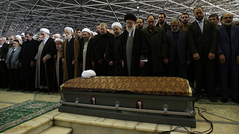 آیت اللہ ہاشمی رفسنجانی کی نماز جنازہ و تشیع جنازہ