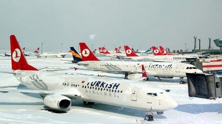 İstanbulda ağır qara görə yüzlərlə uçuş ləğv edilib