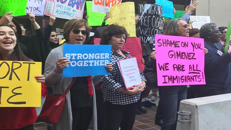 Mayami merinin qalmaqallı göstərişilə bağlı aksiya