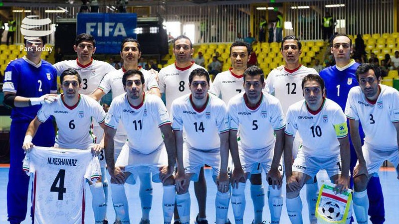 ایران کی فٹسال ٹیم کا ایشیائی درجہ بندی میں پہلا مقام 