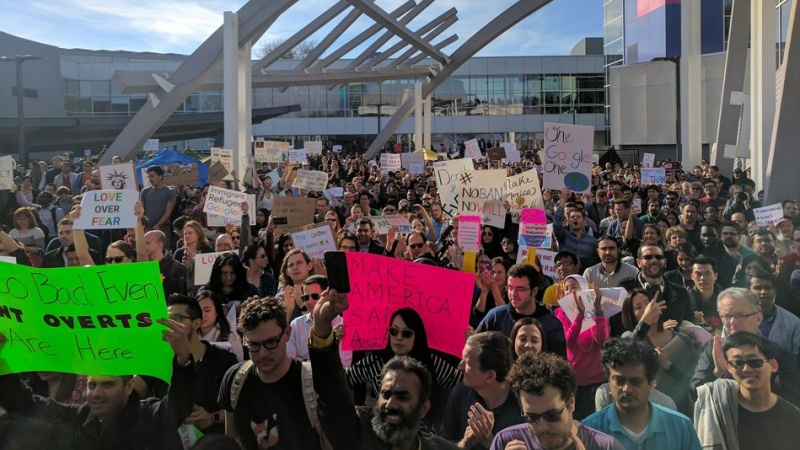 Google işçilərinin aksiyası