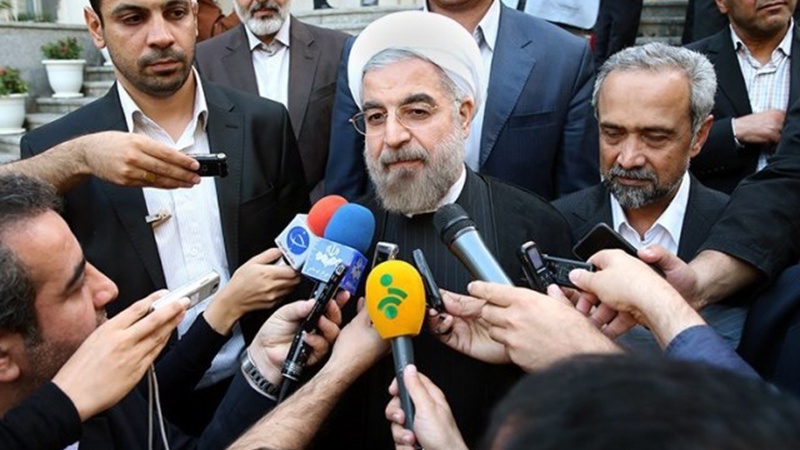 ایران علاقے کے تمام ملکوں کے ساتھ تعلقات کے فروغ کا خواہاں ہے، ڈاکٹر روحانی