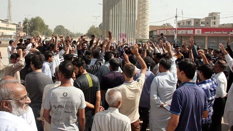 پاکستان میں شیعہ ٹارگٹ کلنگ کے خلاف مظاہرے