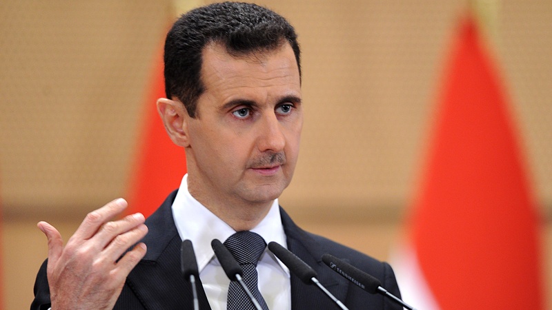 دہشت گردوں کے لئے مغرب کی حمایت بند ہونا چاہیے، شامی صدر 