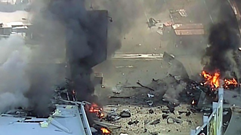 آسٹریلیا میں چھوٹا طیارہ شاپنگ مال پر گرکر تباہ