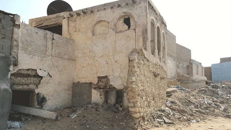 سعودی عرب میں ایک محلے کو ڈھا دیا گیا