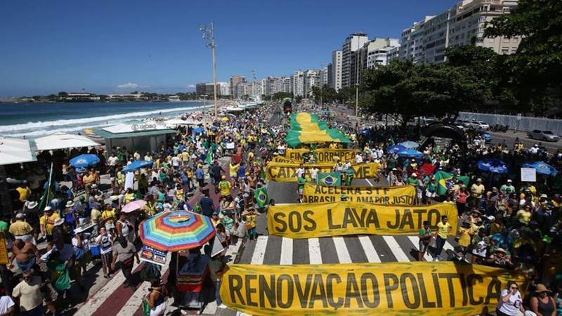 Braziliyada korrupsiya əleyhinə aksiya