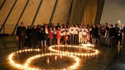  ایران میں ارتھ آورکے موقع پر آزادی اسکوائر، میلادٹاور اور، پل طبیعت کے نظارے 