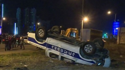 Gürcüstanda polis və aksiya iştirakçıları arasında toqquşma baş verib