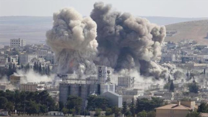 شام پر امریکی اتحاد کے حملے ، دسیوں عام شہری جاں بحق 