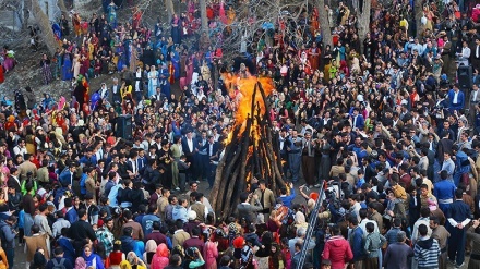  جشن نوروزمریوان کے بیساران گاوں میں