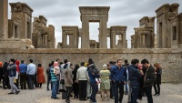 Novogodišnji turisti u kompleksu svjetske baštine Perzepolis
