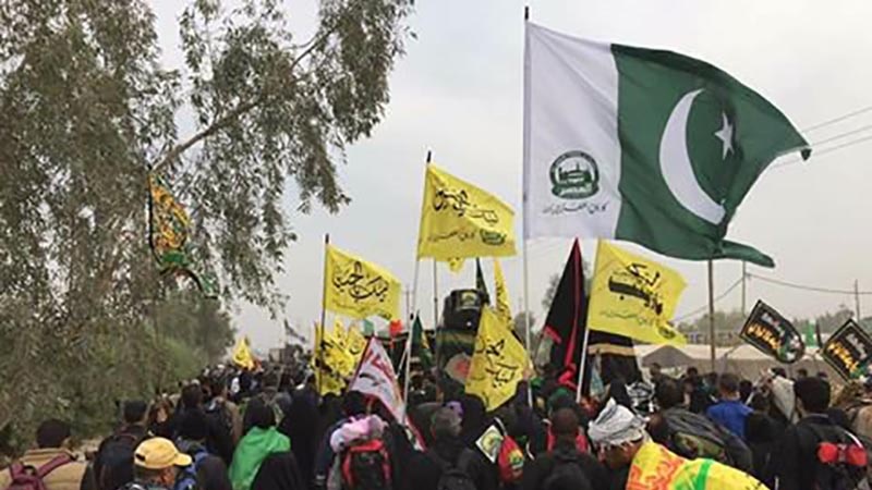 پاکستان، سرحد پر زائرین کا دھرنا، حکومت سے سیکورٹی کا مطالبہ