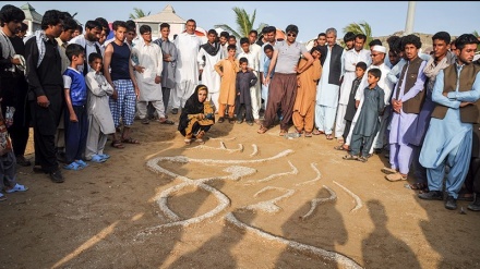   چابھار میں لوگوں کا ہجوم