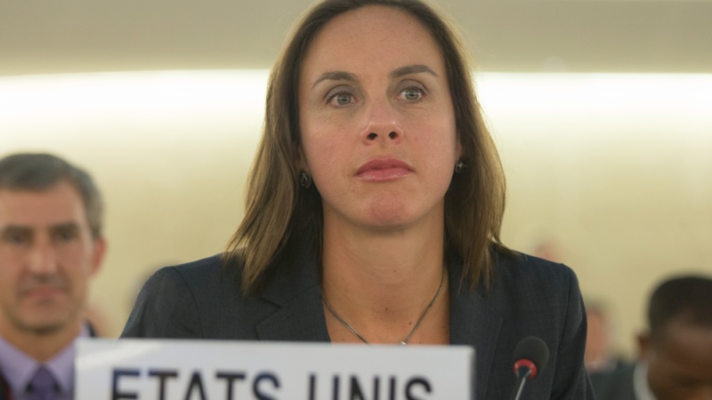  Gotinên nunera Emerîkayê li bara derketina vî welatî ji Konseya Mafên Mirovan