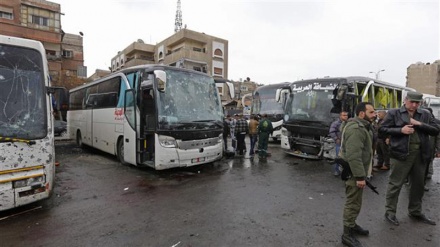 شام میں دہشتگردانہ حملہ 46 شھید ، 120 زخمی