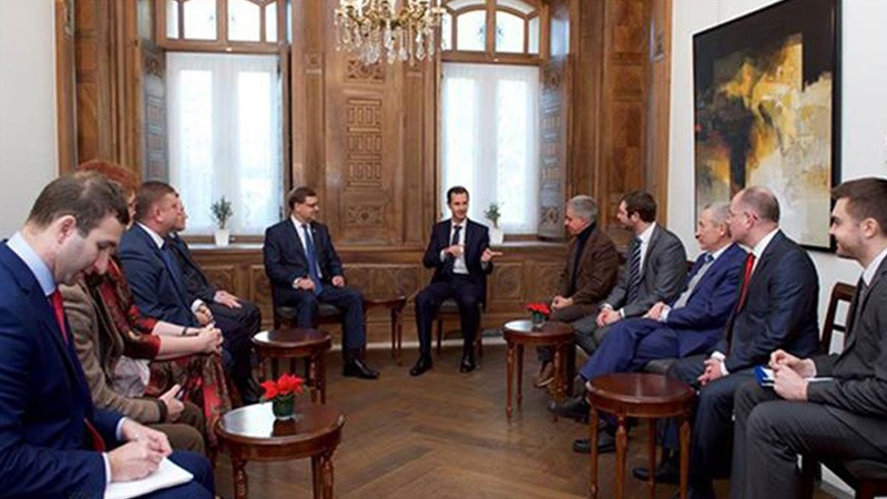 شام کے بحران کے حل پر صدر اسد کی تاکید 