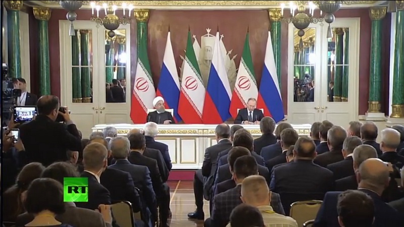 İran və Rusiya prezidentlərinin birgə bəyanatı; Birgə strateji əməkdaşlıqlara təkid edildi