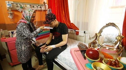  اصفہان: سیدالشهدا اسپتال میں نئے شمسی سال  یعنی عید نوروزکے آغاز کے مناظر 