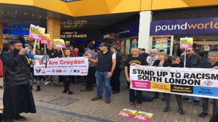 Londonda iranlı yeniyetmə əleyhinə irqçi hərəkətə etiraz 