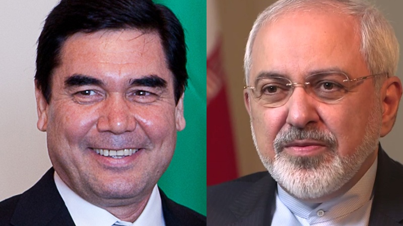 ایران کے وزیر خارجہ کی ترکمانستان کے صدر سے ملاقات 
