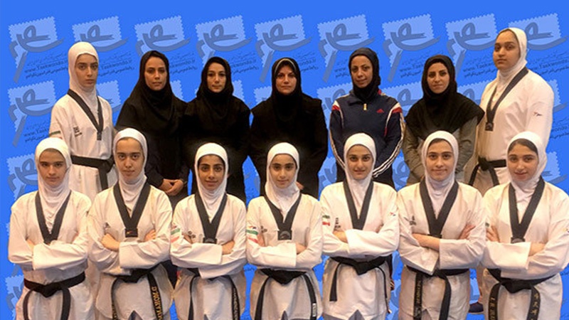 İranın yeniyetmə taekvondoçu qızları Asiya çempionu olublar