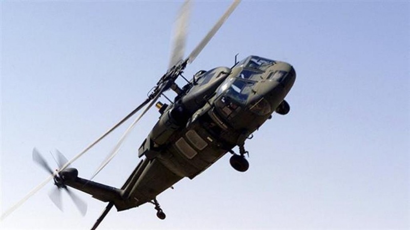 امریکہ میں فوجی ہیلی کاپٹر گر کر تباہ