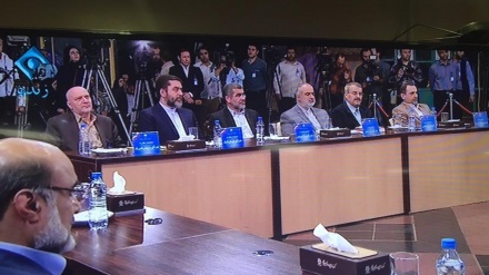 Namizədlərin teledebatları üzrə püşaktma mərasimi keçirilib