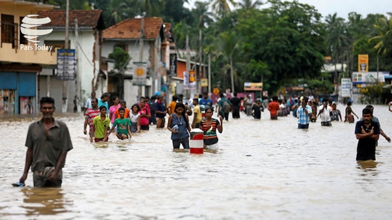 سری لنکا میں طوفان اور سیلاب سے 91 افراد ہلاک