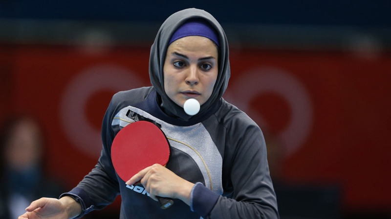 Stolüstü tennis üzrə iranlı qadın idmançı İslamiadanın yarımfinal mərhələsinə çıxıb