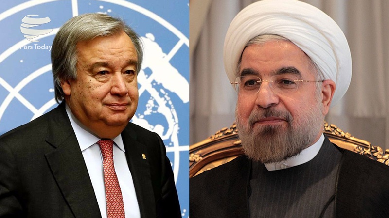 صدرحسن روحانی کو اقوام متحدہ کی مبارکباد