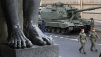 Pripreme ruske vojske za paradu na Dan pobjede