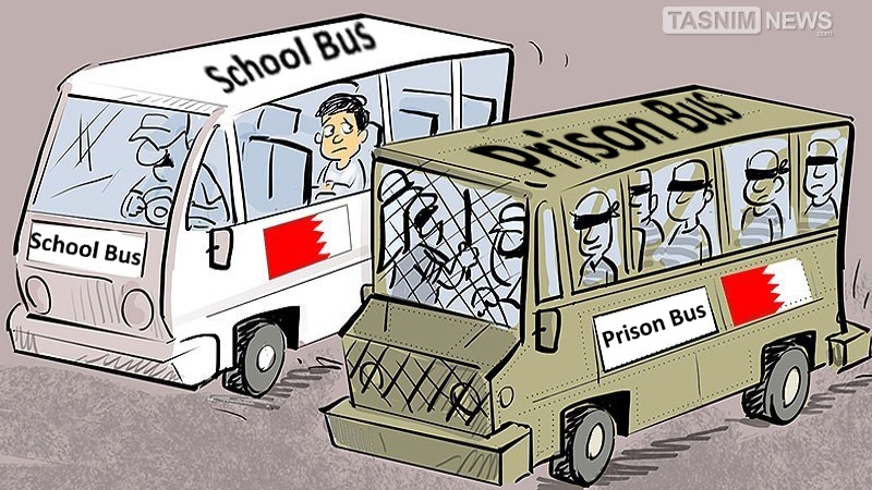 بحرین کے جیل اور اسکول / کارٹون