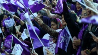 Predizborni skup Hasana Ruhanija u Tabrizu
