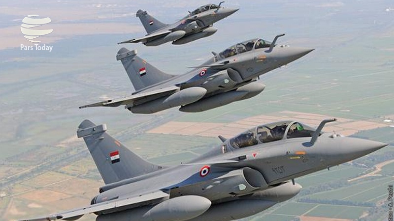 مصری طیاروں کی دہشتگردوں کے ٹھکانوں پر حملے