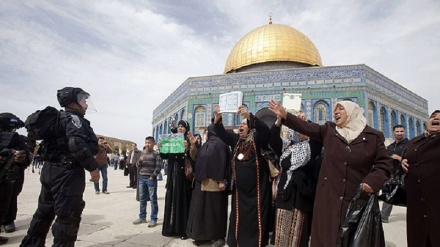 مسجد الاقصی میں رمضان المبارک کی نماز جمعہ