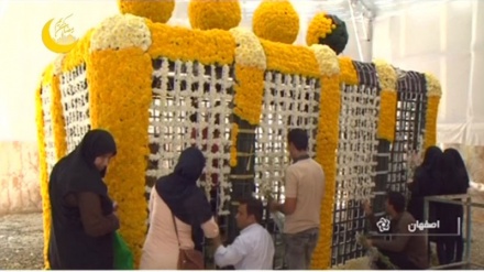 فنکاروں نے جنت البقیع کے مزار کی شبیہ بنائی