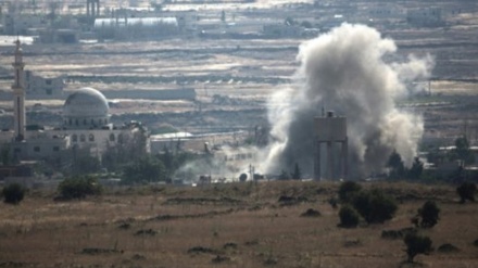 شامی فوج کے ٹھکانوں پر اسرائیل کا حملہ 