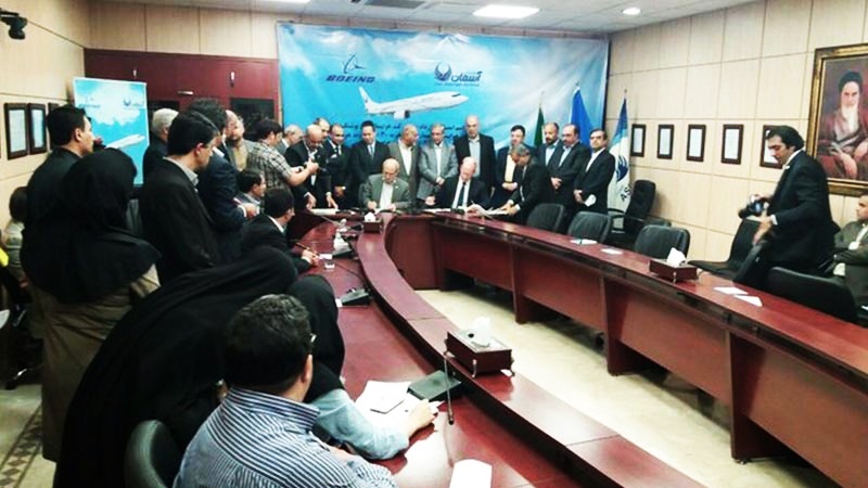 ایران اور بوئینگ کمپنی میں مزید 30 طیاروں کی خریداری کا معاہدہ 