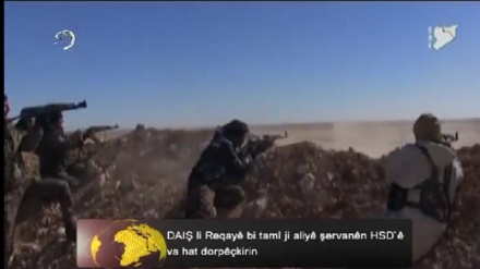 گه‌مارۆدرانی داعش له ڕه‌قه