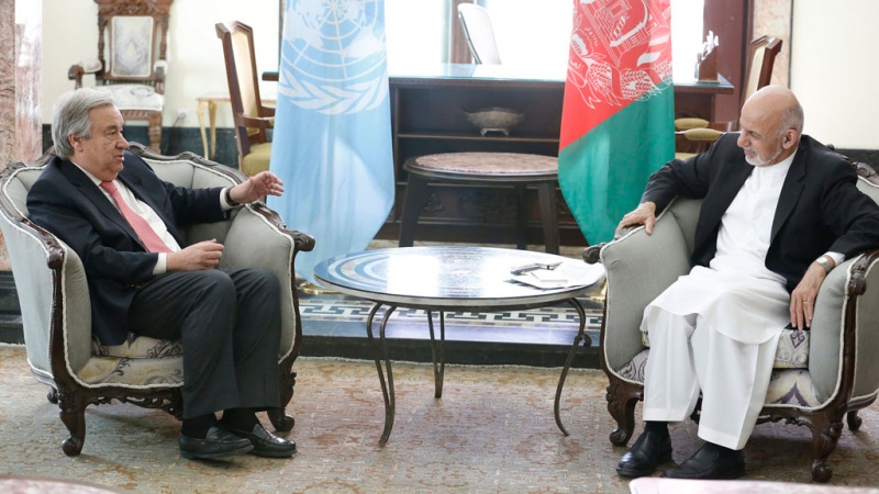 BMT baş katibi Əfqanıstan prezidenti ilə görüşüb
