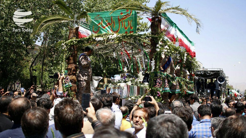 Tehran terror hücumları şəhidlərinin cənazələri müşayiət olunub