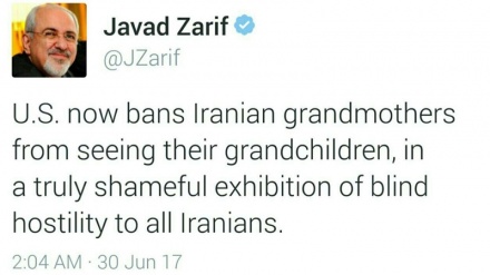 امریکی اقدام قریبی رشتہ داروں کے ملنے میں رکاوٹ